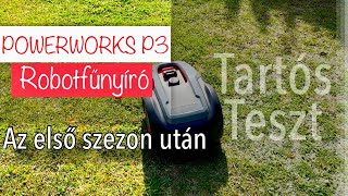 Fűnyírás? Többet nem kell! Powerworks P3  Robotfűnyíró - Előnyök és hátrányok #teszt