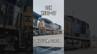 Extra Extra CSX X586-07 Arrives in Augusta, Georgia