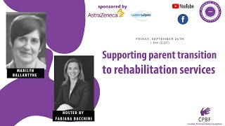 Preemie Chats - Supporting parent transition to rehabilitation services