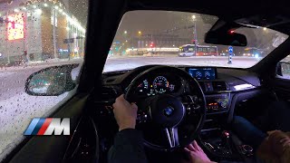 Blizzard BMW M4 POV Night City Drive