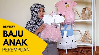 HAUL BAJU ANAK BAYI PEREMPUAN | Review baju anak bayi perempuan model rok tutu