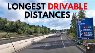 Longest Drivable Distances in a Video Game