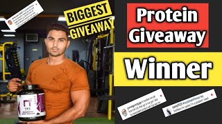 Beginners whey protein Giveaway winner | Royal Shakti Fitness |