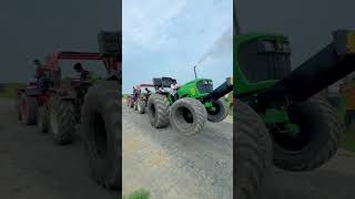 💪John deer vs swaraj 855😱🫢 #nishu #automobile #nishudaswal #tractorvideo #tractorstunt