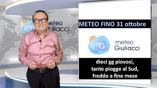 METEO FINO 31 OTTOBRE. Tre eventi di rilievo