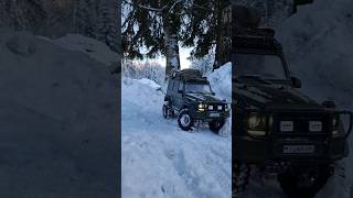 crawling in snow #rc #traxxas #crawler #snow #like #subscribe #trx4