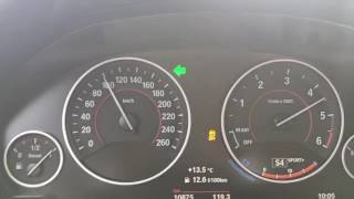 2016 BMW F30 330d xDrive acceleration 0-180km/h