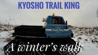 Kyosho Trail King in the snow!