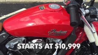 2016 Indian Scout - Wildfire Red - Walkaround