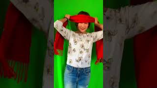 Do you wear a scarf like this : ) try this 2 simple way instead #shorts #viral #ytshorts