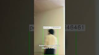 Mobile Robot built with SMD: Object Tracking AI Example  #acrome  #robot #smd