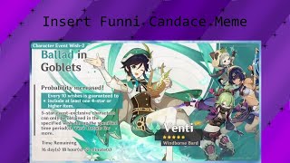 Genshin Impact Insert Funni Candace meme