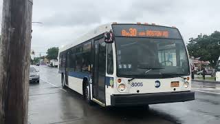 MTA Loan: 2011 NovaBus LFS Diesel #8005 on the Bx30 to Pelham Parkway