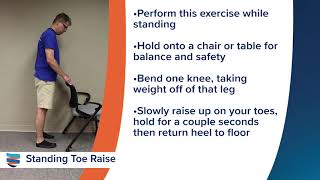 Standing Heel Raise   Toe Raise