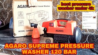 Agaro supreme pressure washer 120 bar | price and specification | detailed review