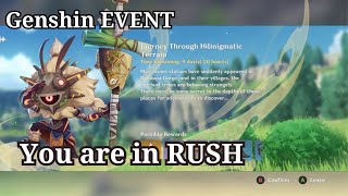 Genshin EVENT - Journey Through Hilinigmatic Terrain Walkthrough Day 2