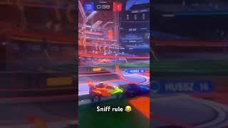 gotta love the sniff rule 😂 #rl #rocketleague #rlchamp #shorts