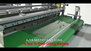 pvc reel to sheet cutting machine