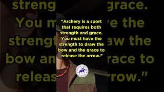 You must have the strength to draw the bow #archery #motivation