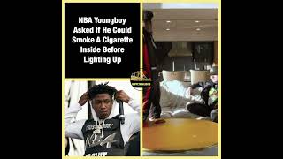 NBA Youngboy Asks For Permission Before Lighting Up 😂