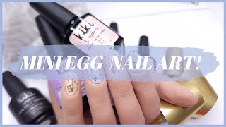 MINI EGG NAIL TUTORIAL | How To Apply Kiki London Gel Polish!