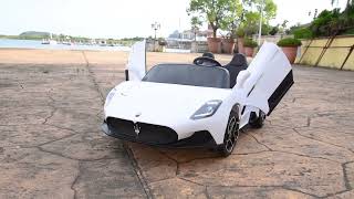 24V 4x4 Maserati MC20 2 Seater Ride on Car for Kids Lifestyle Video