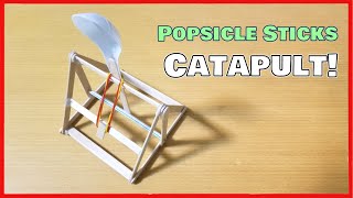 How to Make a Popsicle Sticks Catapult - Popsicle DIY