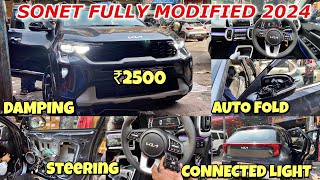 2024 KIA SONET HTK(O) FULLY MODIFIED | SONET FACELIFT MODIFICATION | KIA SONET ACCESSORIES