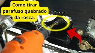 Como Tirar Parafuso Quebrado da Rosca - Super Dica