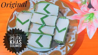 Menu Andalan Saat Buka Puasa | KUE TETU | Kue Pelita Daun Pandan Khas Sulawesi Dua Rasa Original