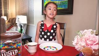 Jaedin's Sweet Rainbow #mandm #rainbow #experiment #scientist #youngscientist #homeschool #education