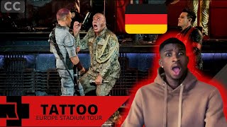 [RAMMSTEIN] | REACTION to Rammstein - Tattoo (Europe Stadium Tour 2019) [Subtitled in English]