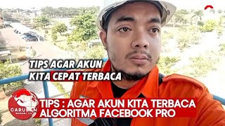 🔴Tips: AGAR AKUN TERBACA ALGORITMA Facebook #agarakunterbacaalgoritma #monetisasifacebook