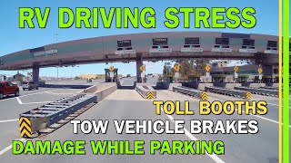 RV DRIVING STRESS | THINGS GO WRONG QUICK WHEN ON THE FREEWAY | TAKE YOUR TIME WHILE PARKING-EP177