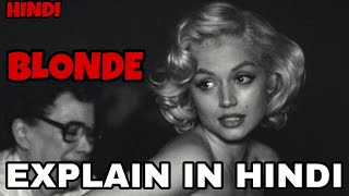 Blonde Movie Explain In Hindi | Blonde 2022 Ending Explained | Ana de Armas Marilyn Monroe Norma Jea