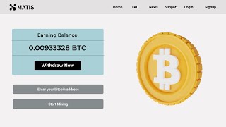 Matis.ltd - New Free Bitcoin Cloud Mining Site 2022 I Earn 0.002 Bitcoin without investment