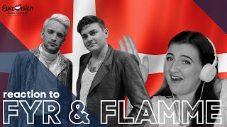 REACTION to 'Øve Os På Hinanden' - Fyr & Flamme (Denmark) // Eurovision 2021 (Emily)