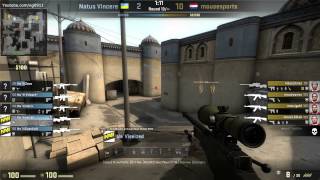 CS:GO Natus Vincere V mousesports Dust2 ESEA Invite Season 18 Europe