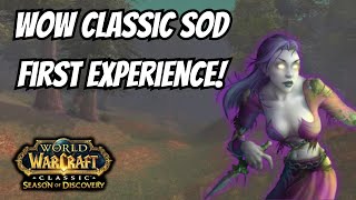 First Character on WoW SoD!  - WoW Classic SoD