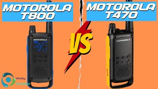 Motorola Talkabout T470 vs T800! Which Offers More Value?