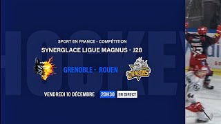 BA Brûleurs de Loups Grenoble vs Dragons de Rouen Saxoprint Ligue Magnus 2021/2022 BDL RHE76 Hockey