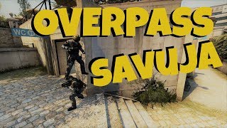 CS:GO - OVERPASS - SAVUT TUTUIKSI (Kuvauksessa ajat savuille)