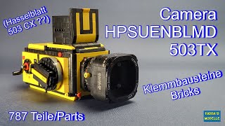 Vintage Camera HPSUENBLMD 503 TX - #speedbuild  #bricks #hasselblad_camera