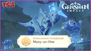 Many-as-One | Hydro Tulpa | Hidden Achievement | v4.2 Guide | Genshin Impact