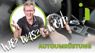 Autoumrüstung für Menschen mit Behinderung | Rollstuhl-Mitnahme | Handbediengerät | Rutschbrett