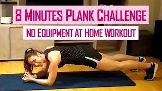 8 Min Plank Challenge 💪 / Strengthen Your Shoulders, Abs and Obliques to this Choreographed Workout