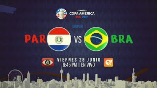 Canal 4 TCS El Salvador | Copa América 2024 - Paraguay vs Brasil (Jornada 2) Promo