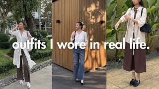 realistic daily vlog | outfits I actually wear, photoshoot, brightspot market