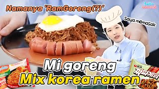 🍳Korean Reaction🍽️  Mi Goreng Mix korea ramen eating show😋 [World's No. 1 noodle]