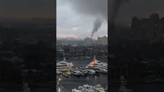 Tornado Rips Through Power Lines 🌪️💥⚡️ #viral #shortvideo #tornado